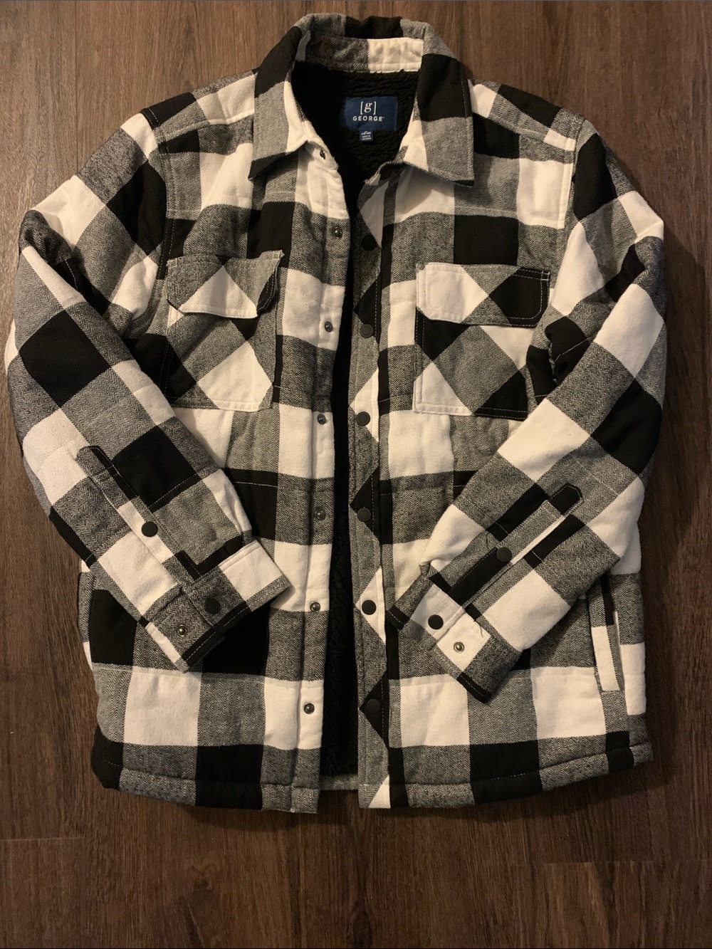 Black/White Checked Jacket